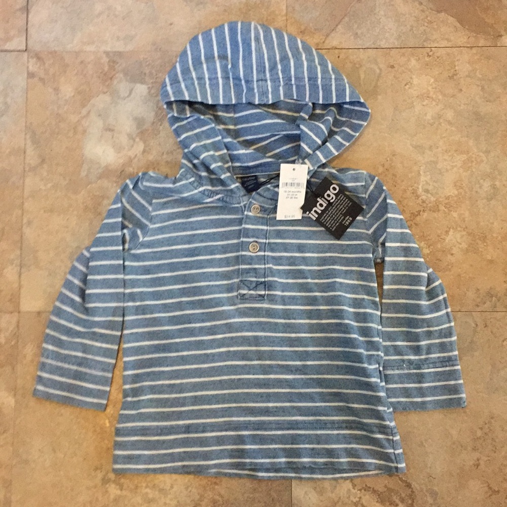 NWT 18-24m hooded tee